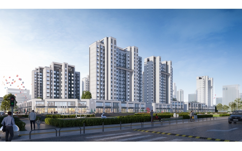 河北石家莊九豐·公望府安裝雷登電梯，致力打造石家莊高品質(zhì)生活理想之地